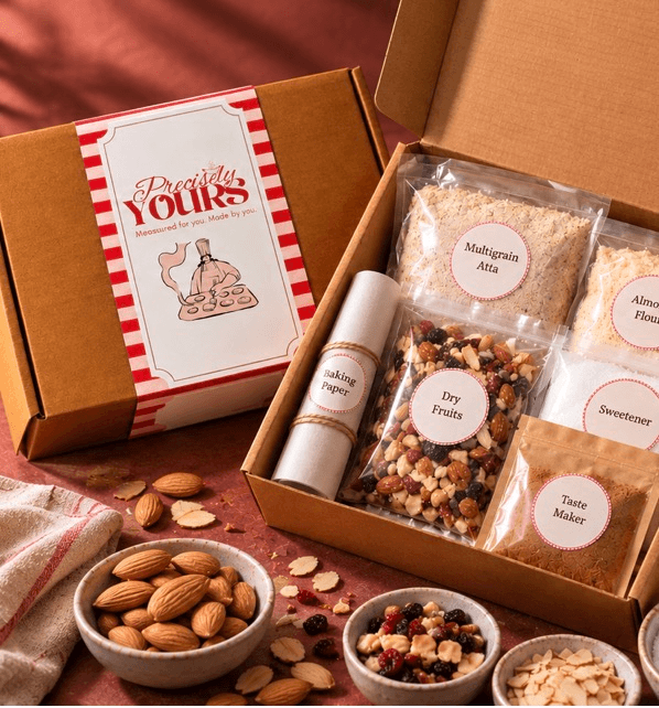 Almond Cookies DIY Baking Kit — Pre-Portioned Dry Ingredient Pouches