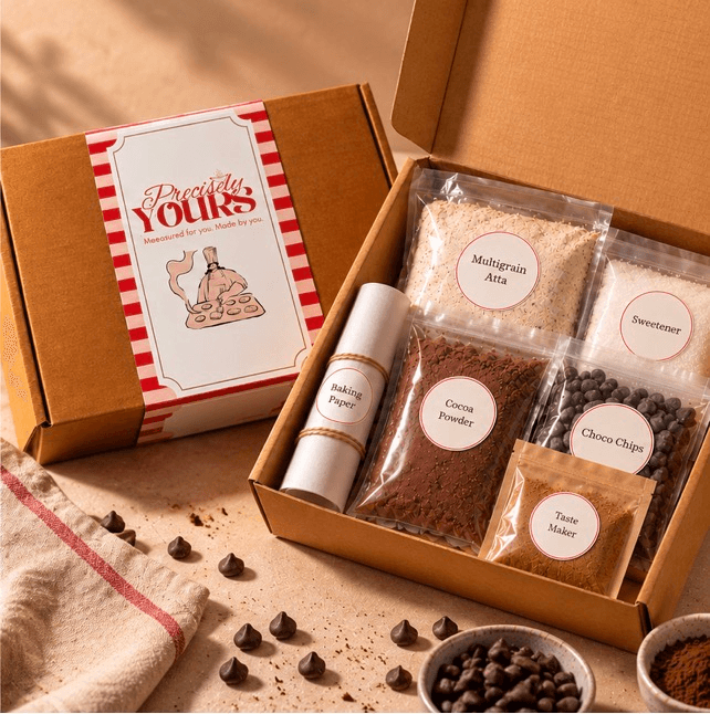 Chocolate Cake DIY Baking Kit — Pre-Portioned Dry Ingredient Pouches