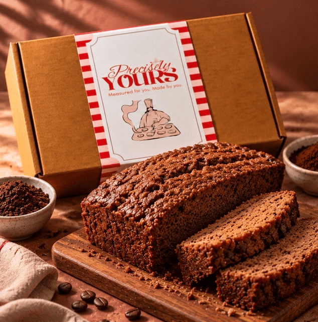 Coffee Cake DIY Baking Kit — Precisely Yours DIY Box Packaging